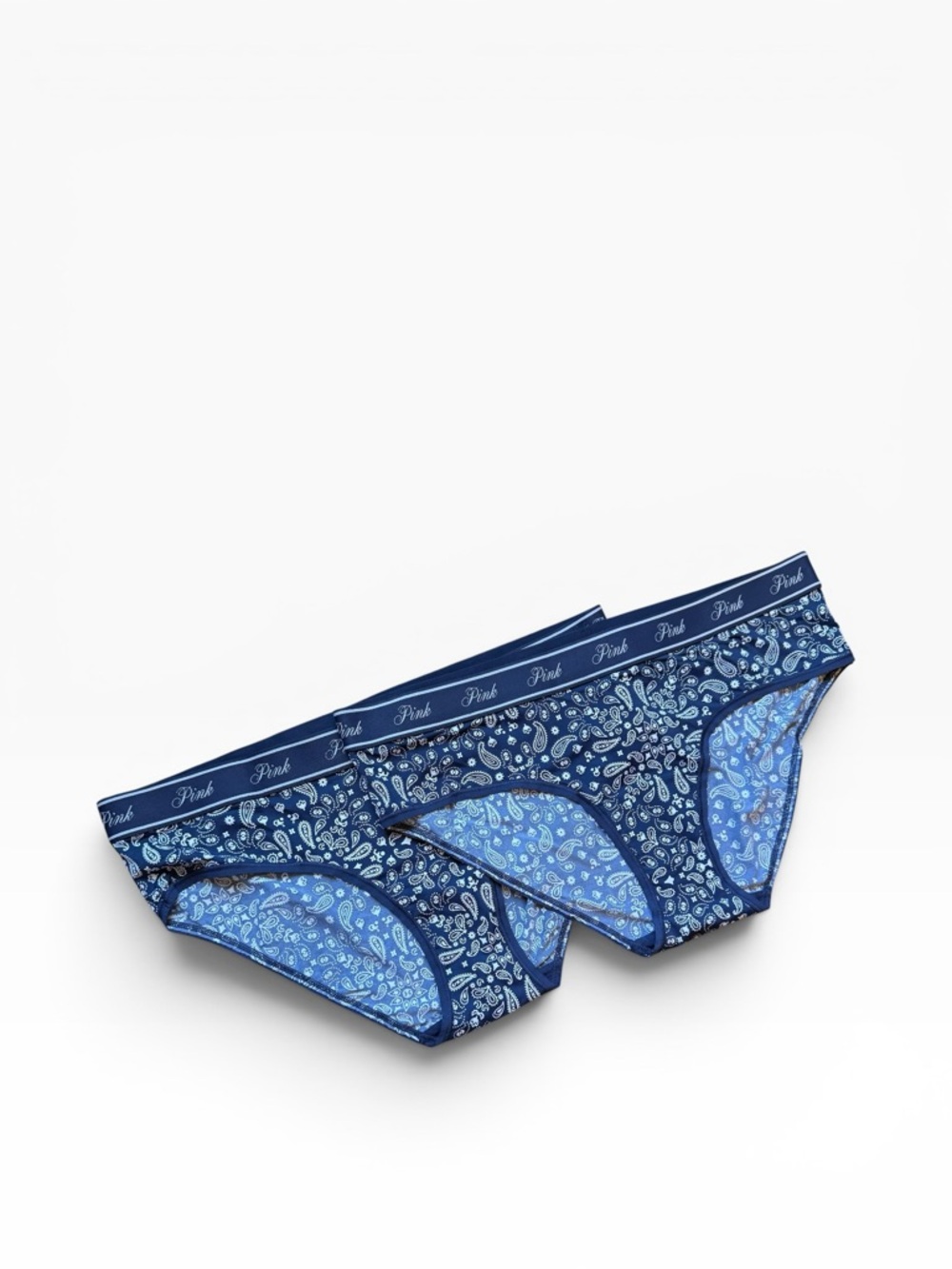 PINK‎ Victoria’s Secret Navy Paisley Bikini Panty - 2 Pack